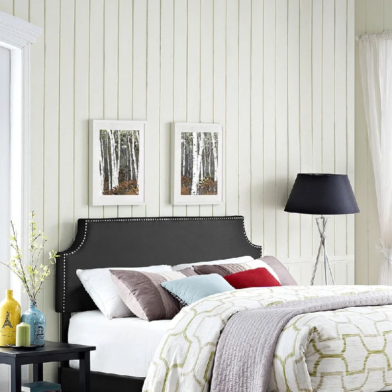 Modway Laura Black Full Vinyl Headboard