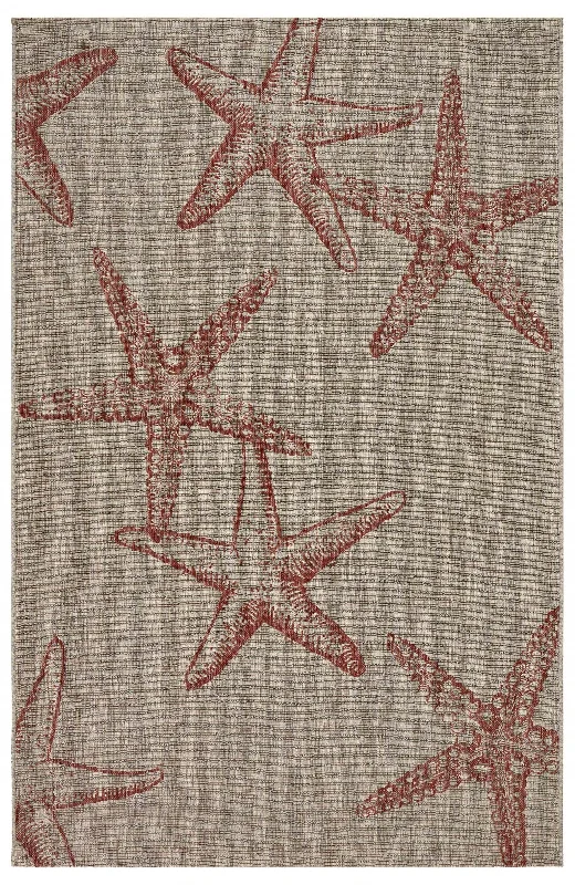 5' X 7' Indoor / Outdoor Area Rug - Beige