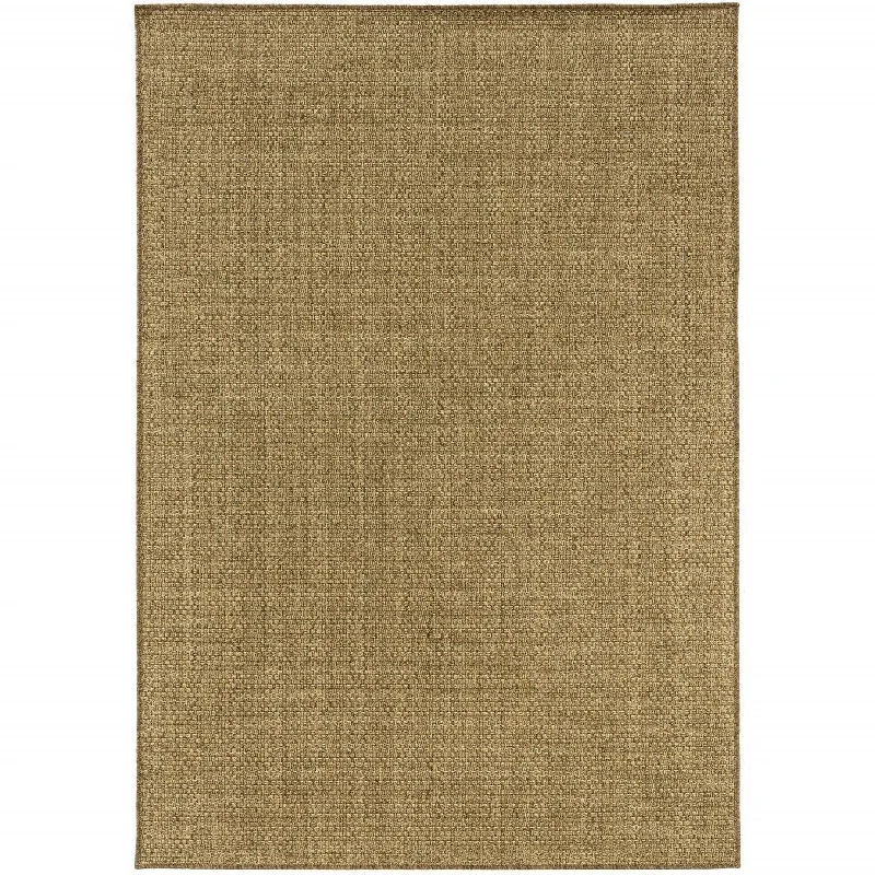 5' X 8' Indoor / Outdoor Area Rug - Tan