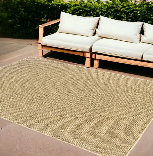 9' X 13' Indoor / Outdoor Area Rug - Beige