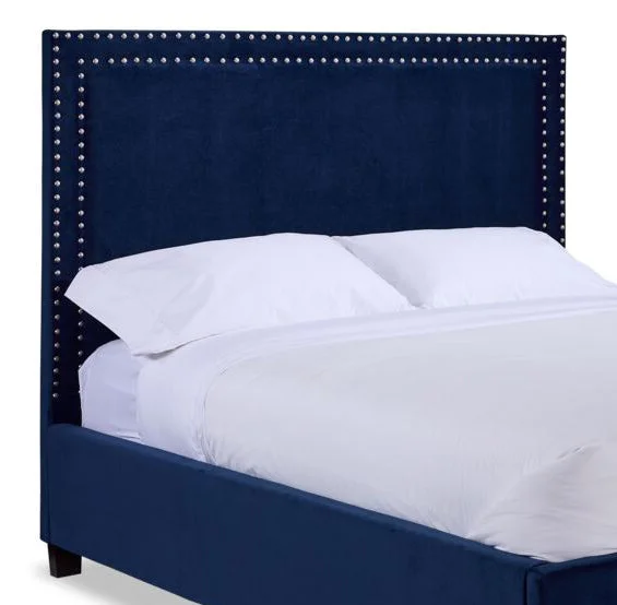 Chloe King Headboard - Navy