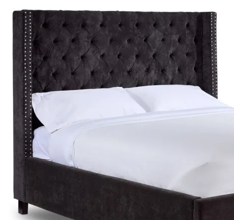 Jaden King Headboard - Brown