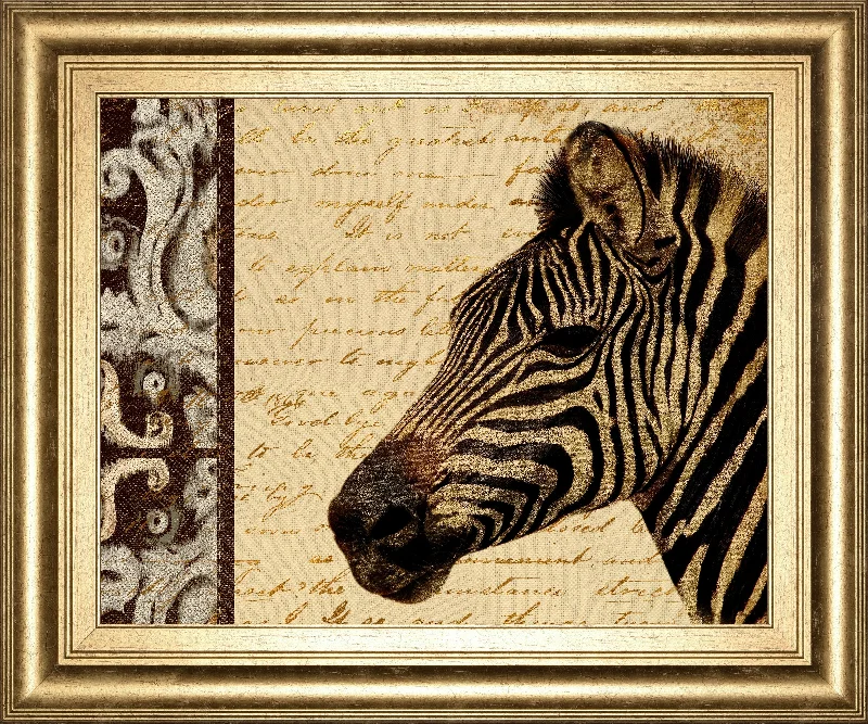 Madagascar Safari Il By Patricia Pinto - Framed Print Wall Art - Beige