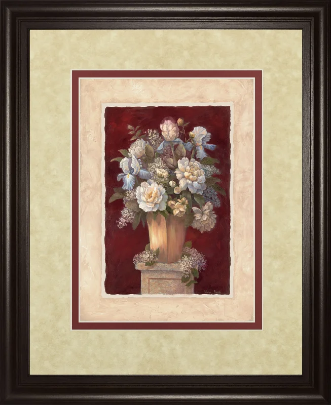 Traditional Red Il By Vivian Flasch - Framed Print Wall Art - Red