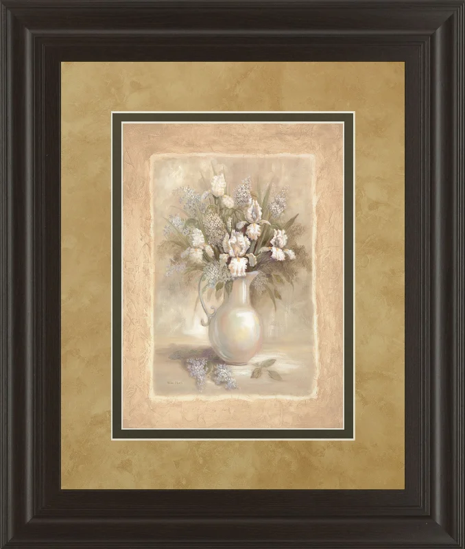 White Bounty I By Vivian Flasch - Framed Print Wall Art - White